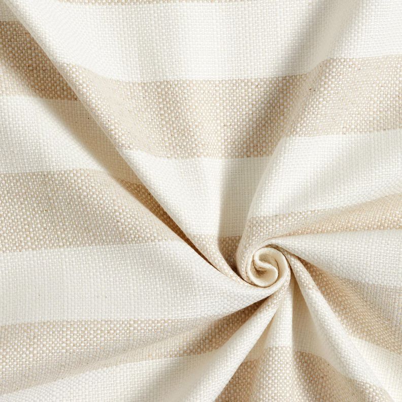 tessuto arredo panama Rigato &ndash; beige chiaro/naturale,  image number 3