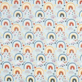 Arcobaleno di popeline – azzurro, 