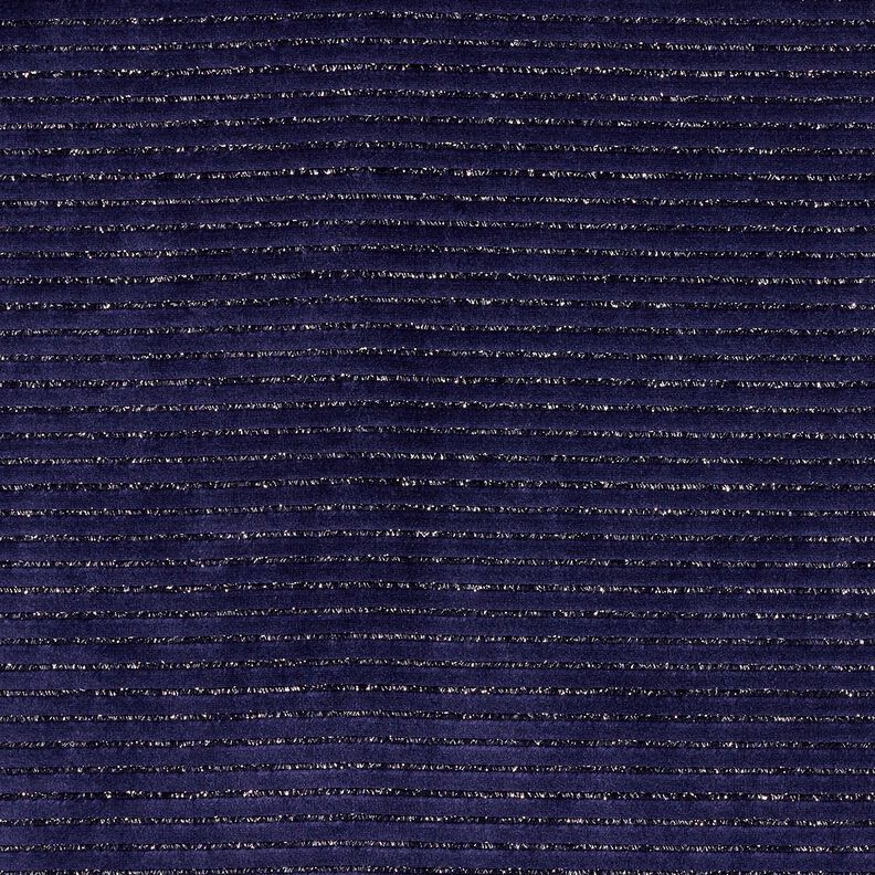 vellutino nicki righe glitter – blu marino/argento effetto metallizzato, image number 1