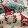 tessuto arredo gobelin Gnomo di Natale – beige chiaro/rosso,  thumbnail number 2