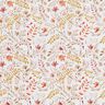 popeline di cotone Fiori da sogno stampa digitale – bianco/rame,  thumbnail number 1