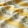 tessuto per arredi, jacquard, righe in stile Biedermeier – crema/arancio,  thumbnail number 2