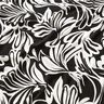 jersey di viscosa Fiori astratti – nero/avorio,  thumbnail number 2