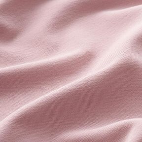 French terry leggero tinta unita – rosa antico chiaro, 