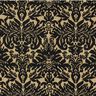 Jersey jacquard con motivi ornamentali – oro effetto metallizzato/nero,  thumbnail number 1