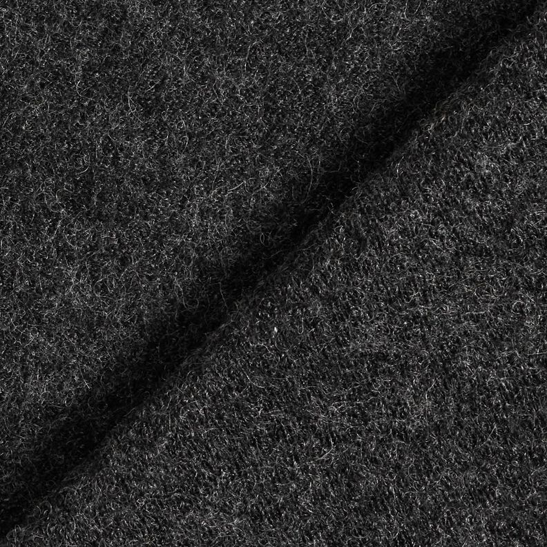 Tessuto leggero in maglia in misto viscosa e lana – antracite,  image number 3