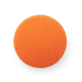 Bottone rivestito, Classic Poly – arancione, 