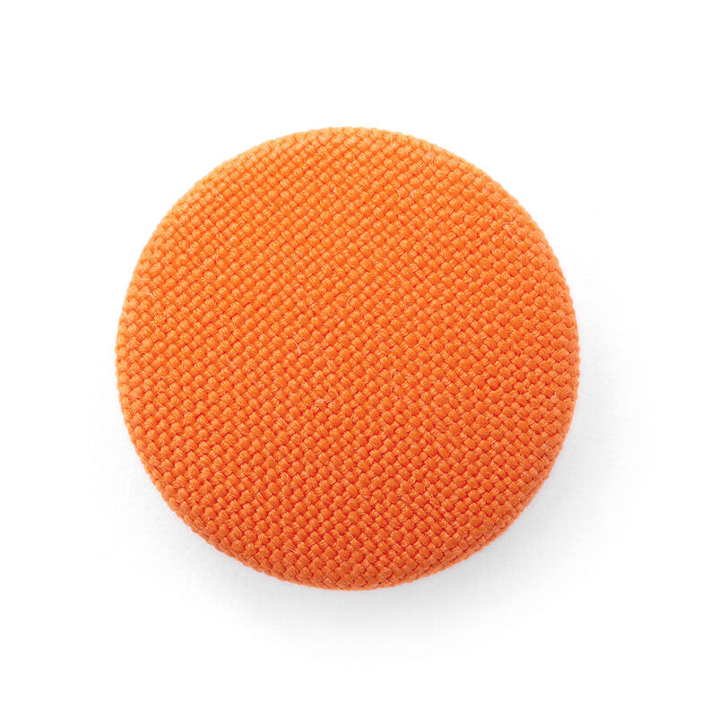 Bottone rivestito, Classic Poly – arancione,  image number 1