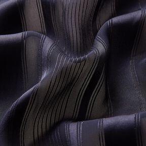 chiffon Righe in satin con Glitter – blu marino, 