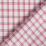 Tessuto per camicia a quadri sfalsati – bianco/blu marino,  thumbnail number 4