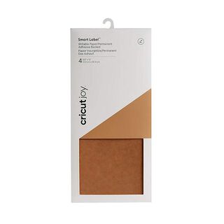 Carta scrivibile Cricut Smart Label, confezione da 4 pezzi [13,9 x 30,4 cm] | Cricut – marrone, 