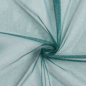 tulle glitter Royal – petrolio/oro, 
