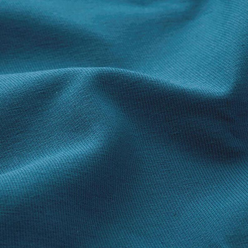 jersey di cotone medio tinta unita – petrolio,  image number 4