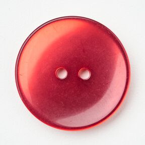 Bottone a 2 fori lucido [Ø 25 mm] – peperoncino, 