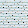popeline di cotone Righe e pois stampa digitale – avorio/blu cielo,  thumbnail number 1