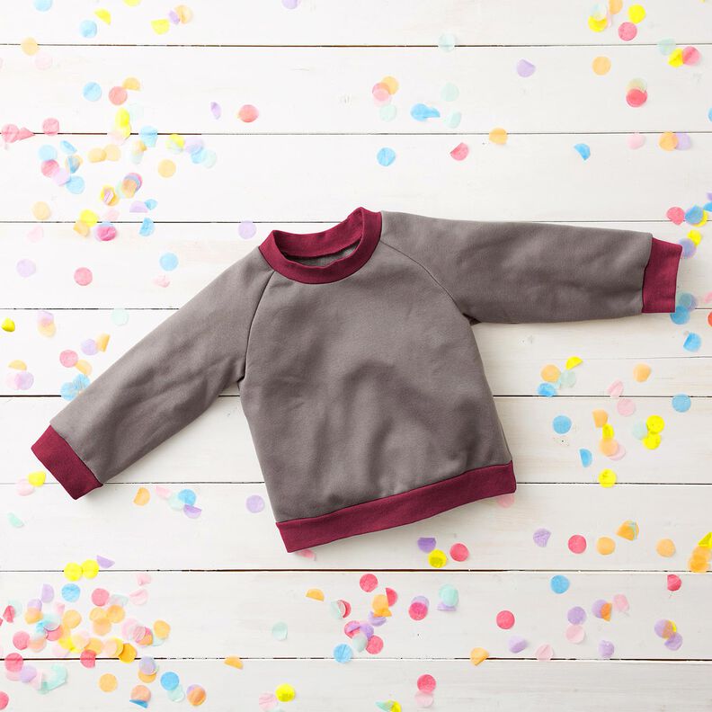 tessuto per bordi e polsini tinta unita – porpora,  image number 4