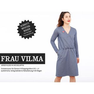 FRAU VILMA Abito in jersey con effetto incrociato | Studio Schnittreif | XS-XXL, 