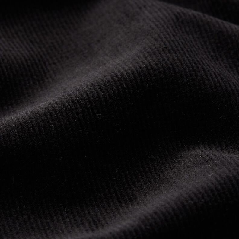 velluto a costine stretch – nero,  image number 2