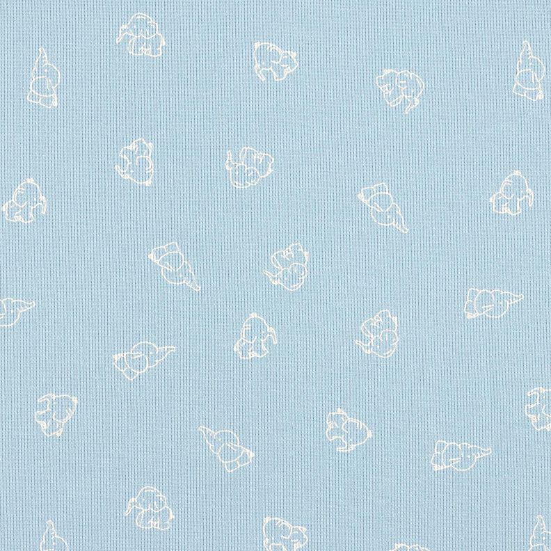 Jersey a nido d’ape cuccioli di elefante – blu-argento, image number 1