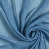 Chiffon Dobby gessato metallizzato – blu brillante/argento effetto metallizzato,  thumbnail number 3