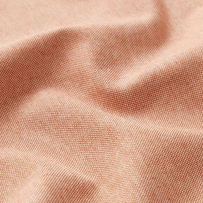 tessuto arredo, mezzo panama chambray, riciclato – terracotta/naturale, 