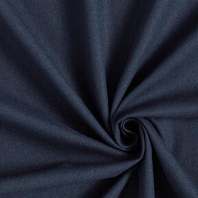 misto lino viscosa tinta unita – blu marino, 