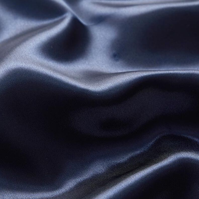 satin poliestere – blu notte,  image number 3