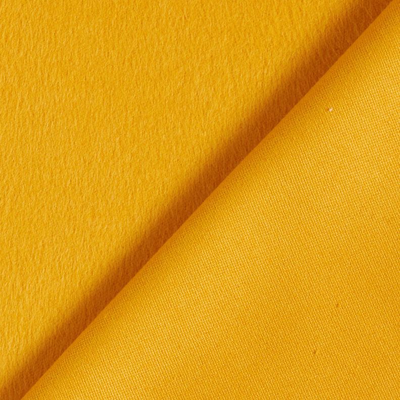 Tessuto per cappotti irruvidito – giallo curry,  image number 3