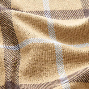 Cappotto in tessuto misto a quadri grandi – beige, 