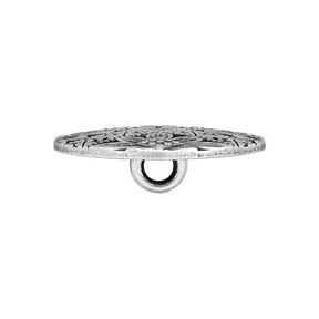 Bottone in metallo costume tirolese 1 – argent metallica, 