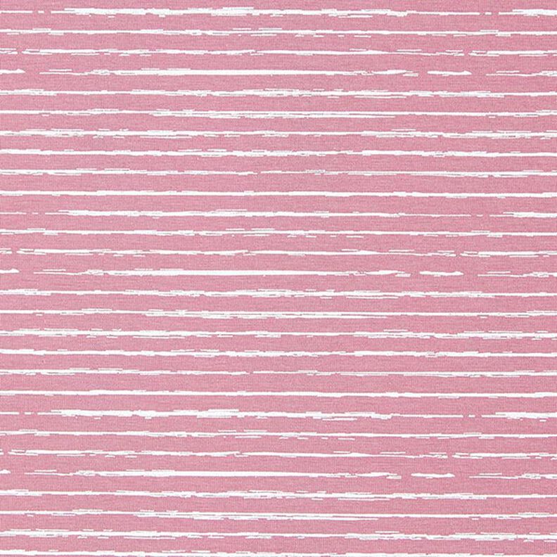 jersey di cotone strisce scarabocchiate – rosa anticato,  image number 1