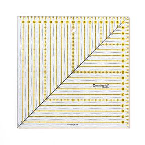 righello per patchwork, Square [ Dimensioni: 20 x 20 cm ] | Prym, 