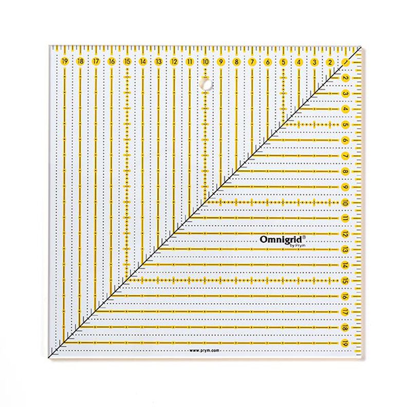 righello per patchwork, Square [ Dimensioni: 20 x 20 cm ] | Prym,  image number 1