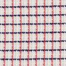 Bouclé grezzo a quadri – bianco/bacca,  thumbnail number 1