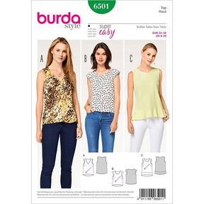 top, Burda 6501, 