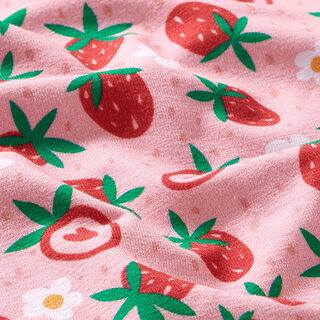 jersey di cotone dolci fragole | PETIT CITRON – rosa, 
