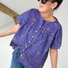 FRAU SUZY - blusa ampia a maniche corte con arricciatura, Studio Schnittreif  | XS -  XXL,  thumbnail number 6