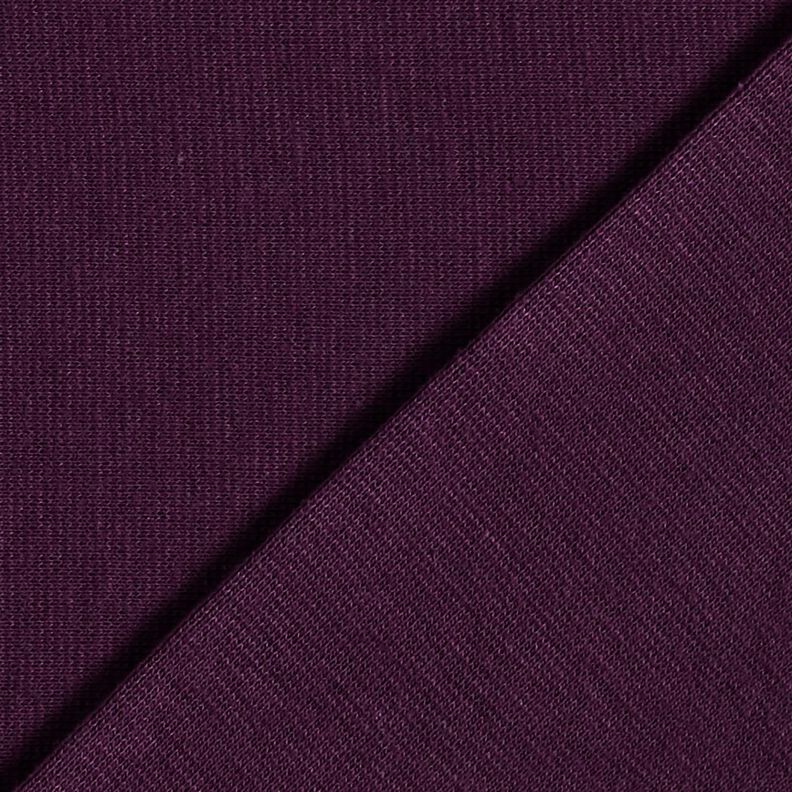 tessuto per bordi e polsini tinta unita – prugna,  image number 3