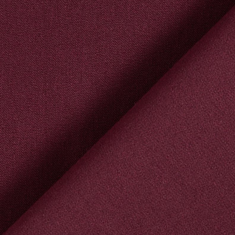 Pantaloni elasticizzati medi in tinta unita – rosso merlot,  image number 3