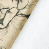 tessuto arredo mezzo panama Fiori disegnati – anemone/nero,  thumbnail number 4
