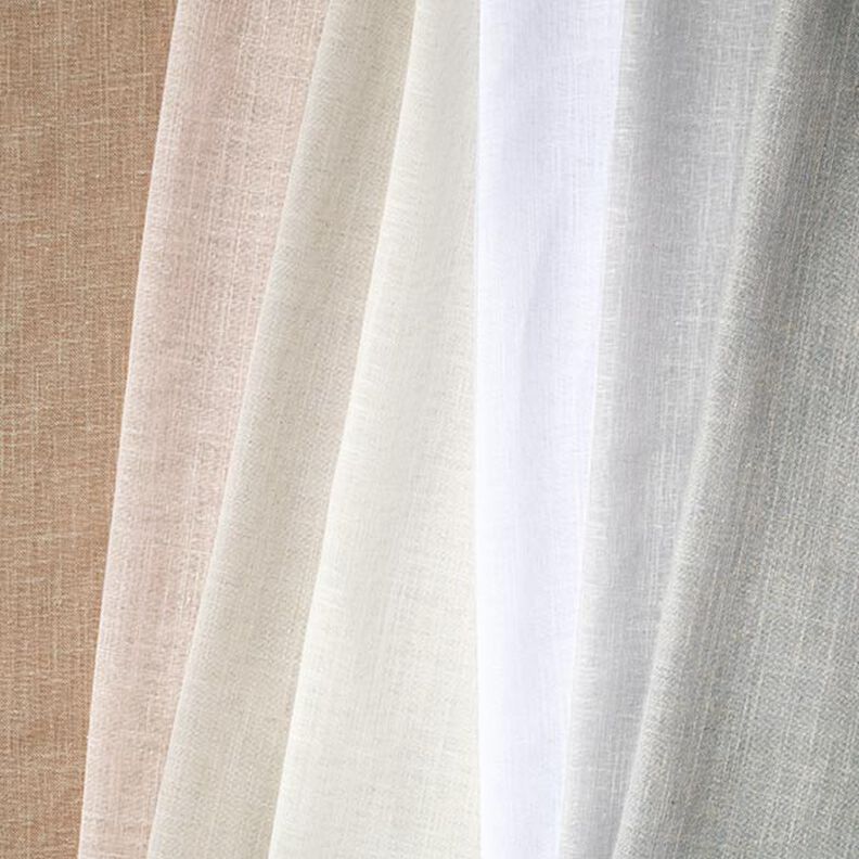 tessuto per tende, voile effetto lino 300 cm – duna,  image number 4