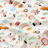 popeline di cotone Cani in movimento– bianco lana,  thumbnail number 2