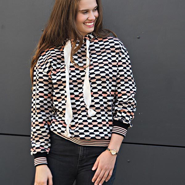 GOTS tessuto in maglia per bordi e polsini CUFF ME COLLEGE [ 140 cm | 7 cm ] | Albstoffe,  image number 2