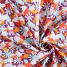 tessuto in cotone cretonne Uccelli e fiori – uva/violetto pastello,  thumbnail number 3