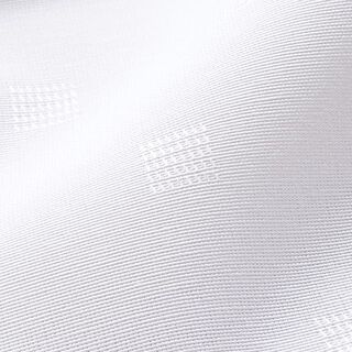 tessuto arredo damasco, cubetti, riciclato – bianco, 
