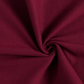 tessuto per bordi e polsini tinta unita – rosso Bordeaux, 