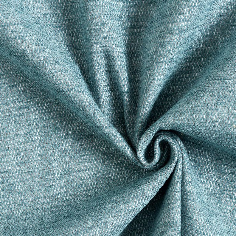 tessuto da tappezzeria ciniglia mélange – petrolio chiaro/grigio argento,  image number 1