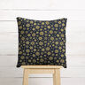 tessuto in cotone popeline Cristalli di neve – blu notte/oro,  thumbnail number 8