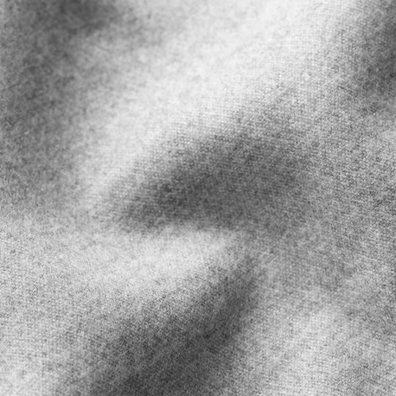 Tessuto per capportti in poliestere riciclato Melange – grigio chiaro,  image number 2