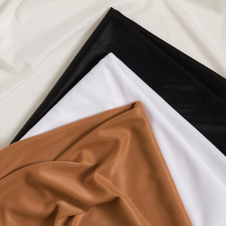 fodera a maglia charmeuse tinta unita – bronzo,  image number 5